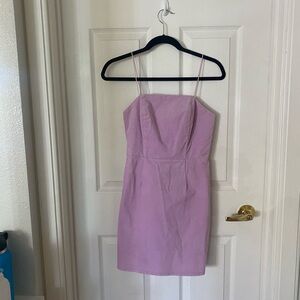 Urban Outfitters Purple Corduroy Mini Dress